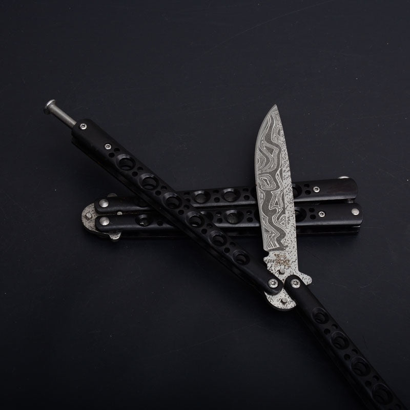 Hot ! Butterfly Knife Practice Knifes OUTDOORS Tactical Knives Combat Trainer Very Sharp Survival Tools