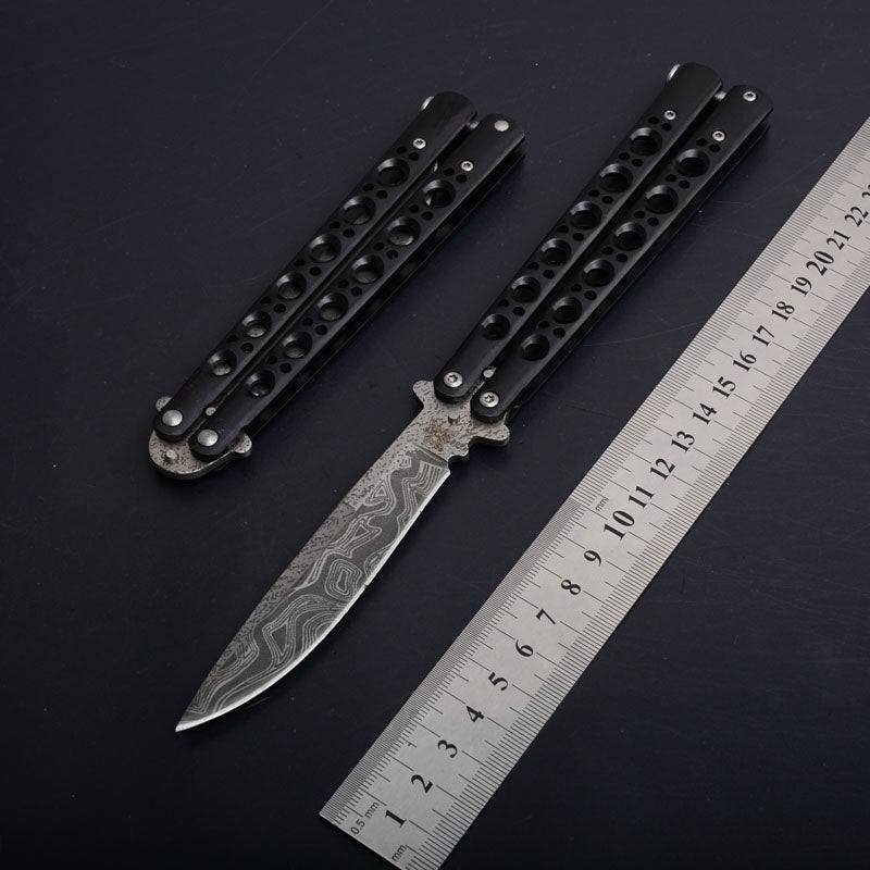 Hot ! Butterfly Knife Practice Knifes OUTDOORS Tactical Knives Combat Trainer Very Sharp Survival Tools