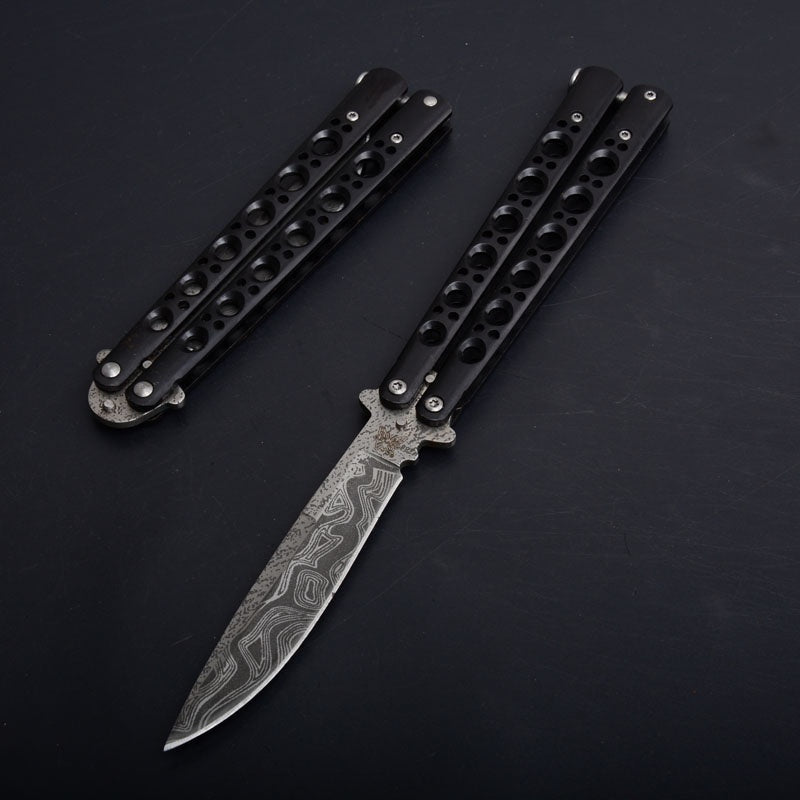 Hot ! Butterfly Knife Practice Knifes OUTDOORS Tactical Knives Combat Trainer Very Sharp Survival Tools