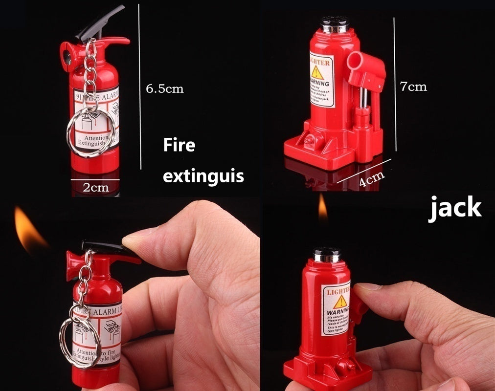 25 Styles Creativity Reusable Refillable Butane Gas Jet Flame Lighter Windproof Men Gift (No Gas )