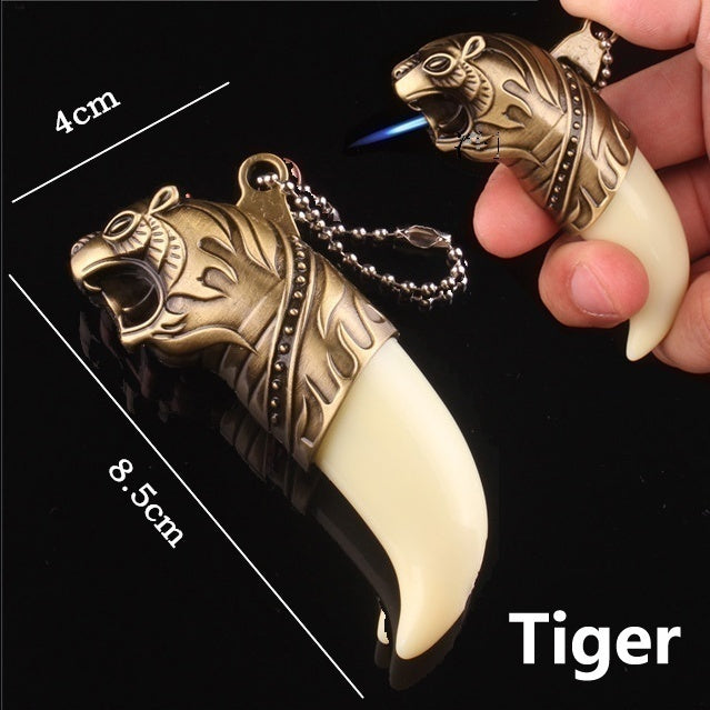 25 Styles Creativity Reusable Refillable Butane Gas Jet Flame Lighter Windproof Men Gift (No Gas )