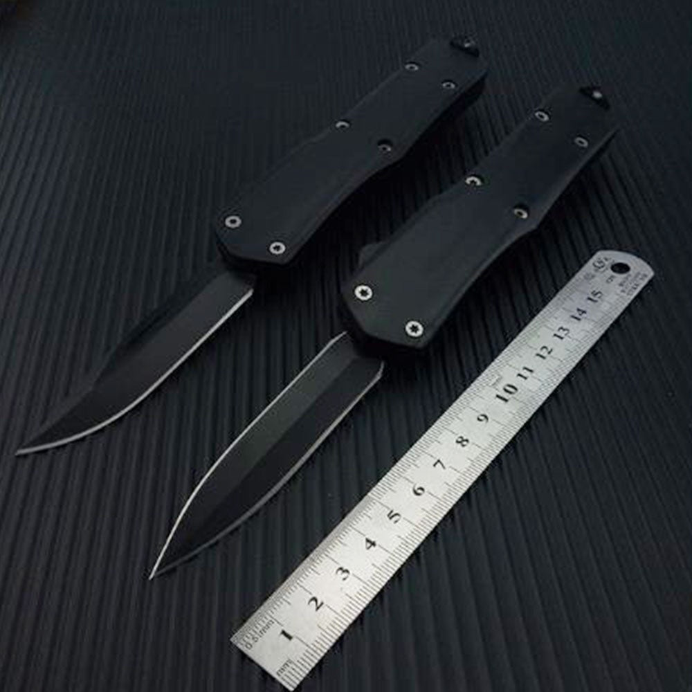 3 Colors  New Upgrade  Tactical EDC Knife Spring Assisted Knives Fixed Blade Double Edge / Single Edge Survival Knifes Aviation Aluminum Handle 8.8 Inch Drop Shipping