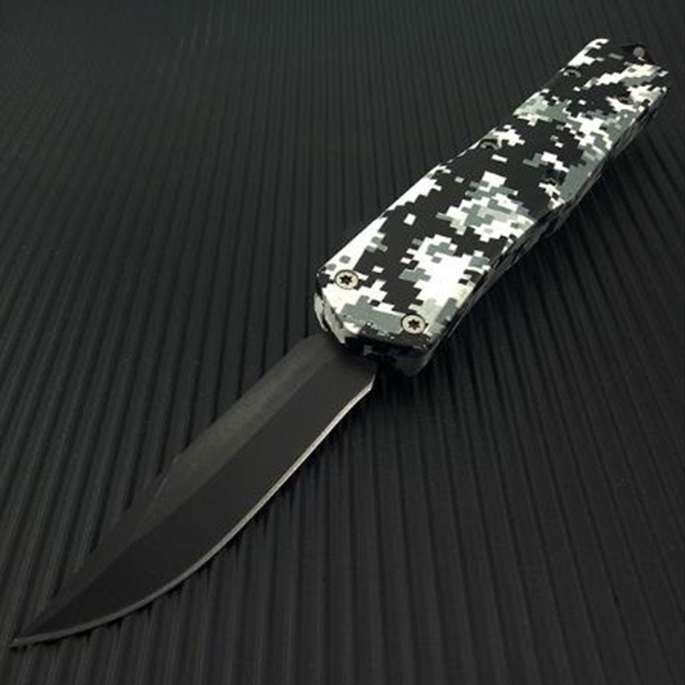 3 Colors  New Upgrade  Tactical EDC Knife Spring Assisted Knives Fixed Blade Double Edge / Single Edge Survival Knifes Aviation Aluminum Handle 8.8 Inch Drop Shipping