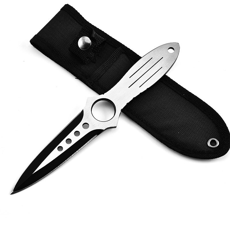 Outdoor camping knife blade straight knife diving straight knife outdoor self-defense leggings saber