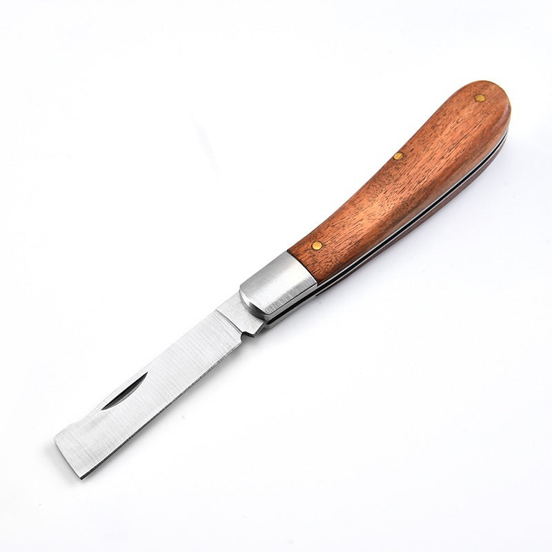 Stainless steel folding electric knife Electrician's knife Electrician's wire stripping knife Razor tool