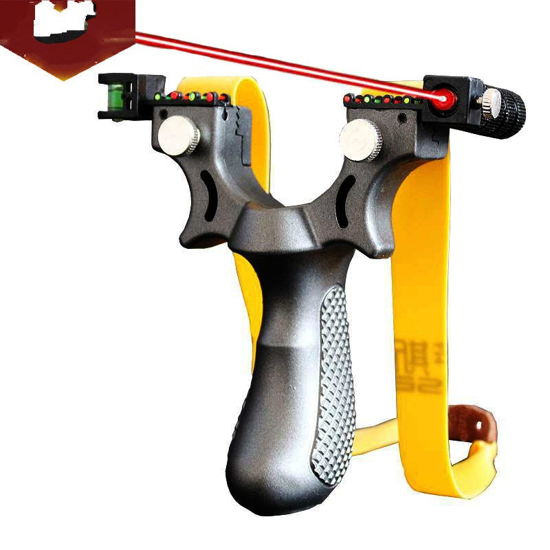 Slingshot laser light sight resin fast pressure slingshot flat rubber band level fiber laser slingshot factory wholesale