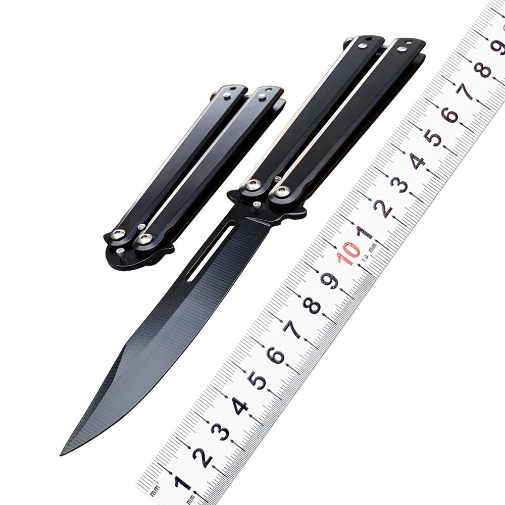 Unshaved butterfly swing knife Folding play knife Butterfly practice knife Outdoor practice swing knife