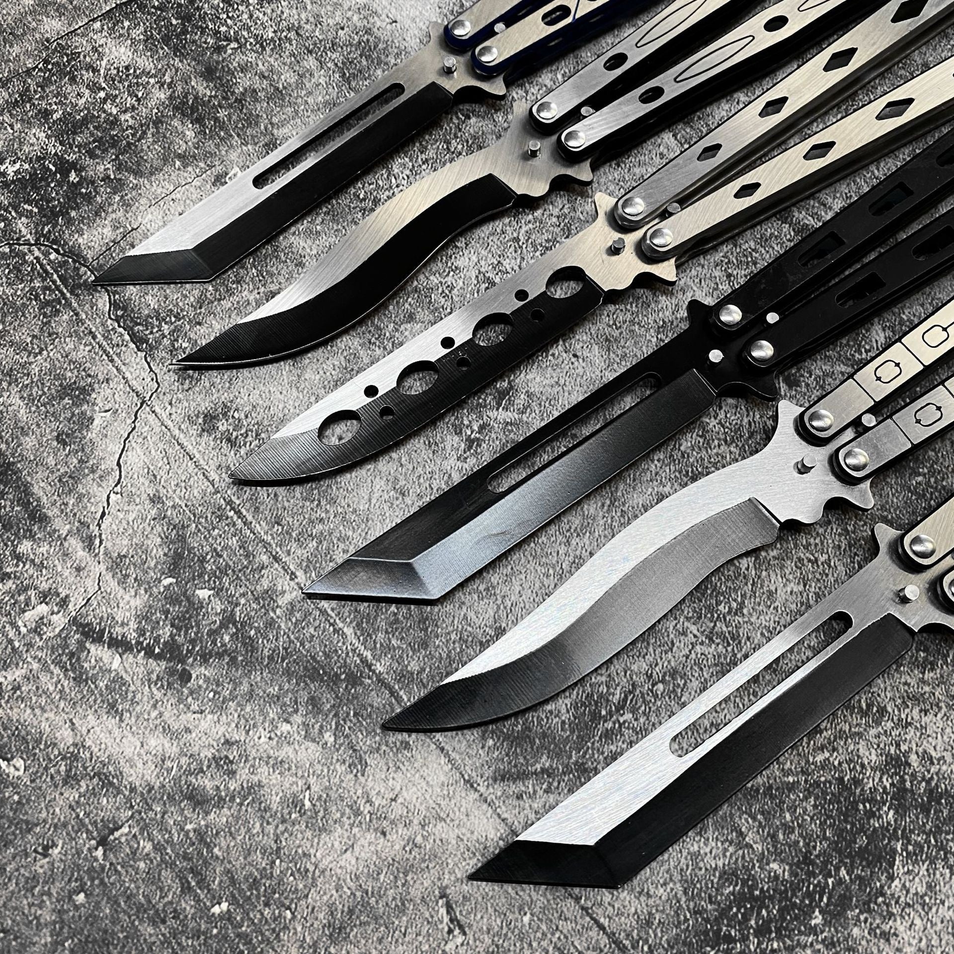 Butterfly Knife Folding Pocket Knife Knife Practice Flick Knife Practice Flick Knife Practice Comb Folding Knife Unopened Spot Training Knife