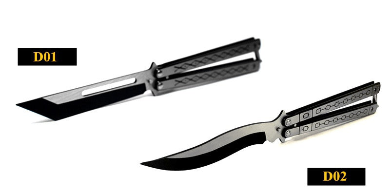 Butterfly Knife Folding Pocket Knife Knife Practice Flick Knife Practice Flick Knife Practice Comb Folding Knife Unopened Spot Training Knife