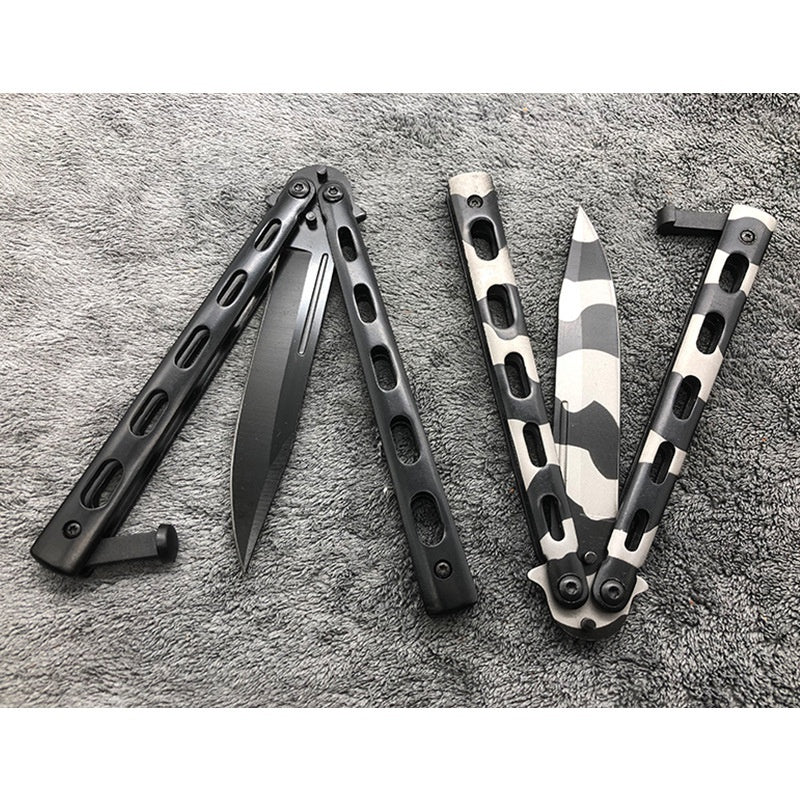 Play cool folding butterfly knife butterfly practice knife training tool knife practice knife