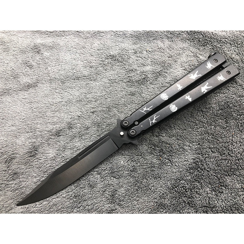 Play cool folding butterfly knife butterfly practice knife training tool knife practice knife