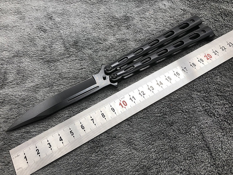 Play cool folding butterfly knife butterfly practice knife training tool knife practice knife