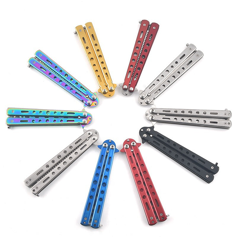 Butterfly practice butterfly swing hand knife practice knife butterfly comb butterfly knife butterfly butterfly series not edged