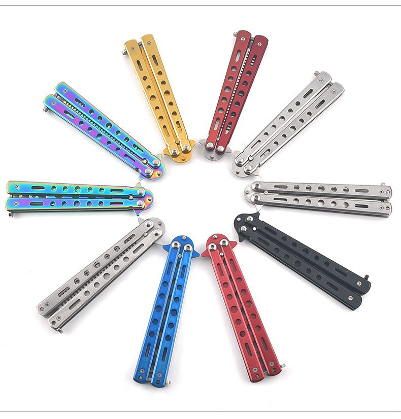 Butterfly practice butterfly swing hand knife practice knife butterfly comb butterfly knife butterfly butterfly series not edged