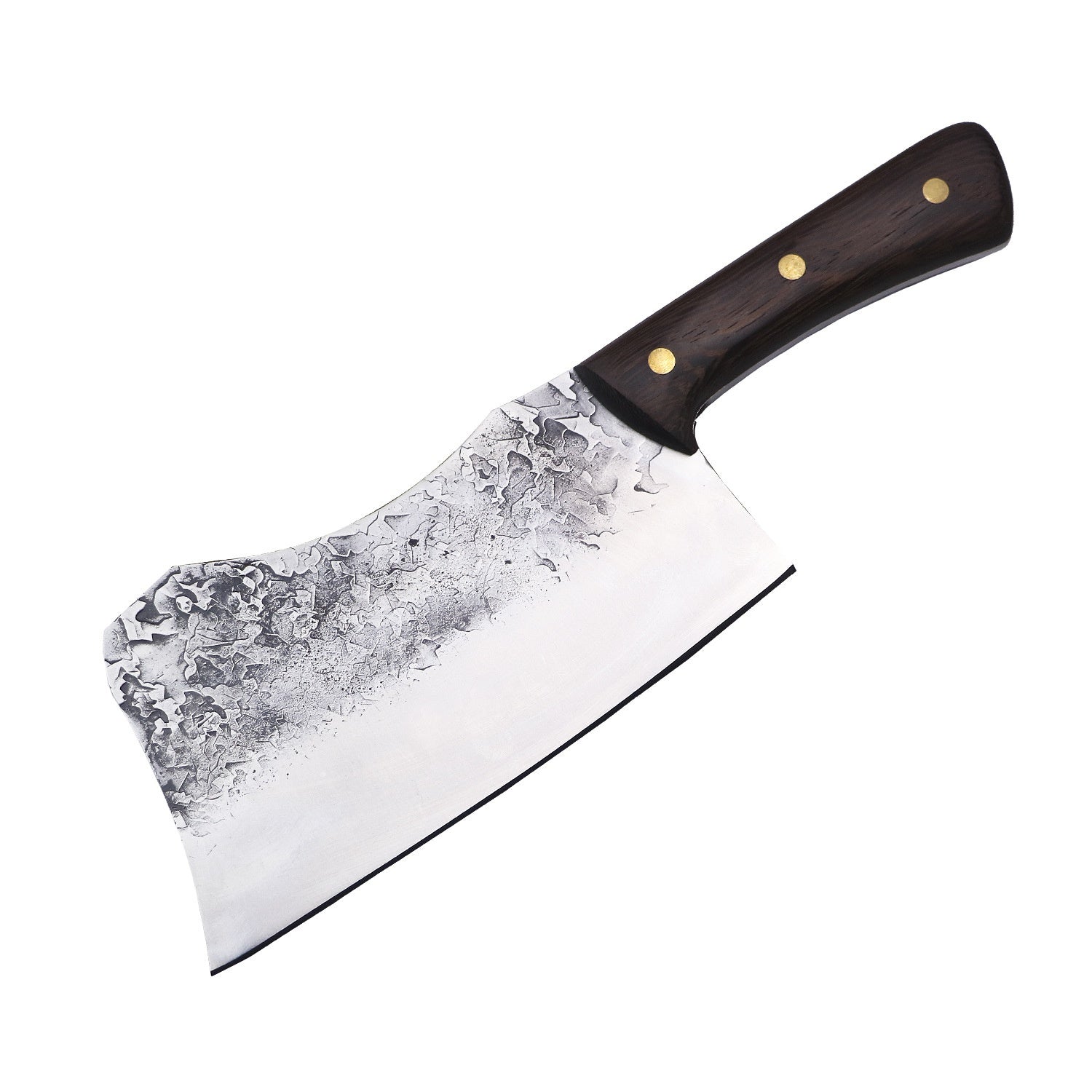 Bone chopping kitchen knife stainless steel kitchen blade meat cutting knife chicken wing wooden handle forging knife