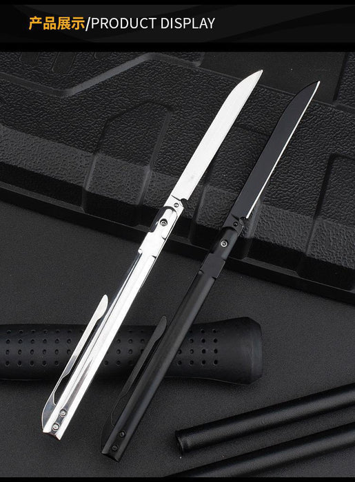 New Factory spot express Small knife Outdoor portable fruit knife stainless steel folding knife steel pen knife open box folding knife