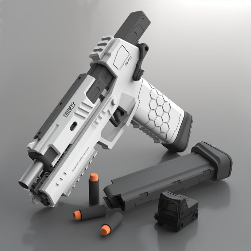 2021 Nylon Gecko Airsoft Launcher Pistol Soft Bullet Toy Gun