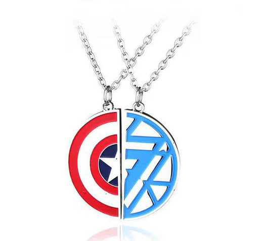 2pcs/set The Avenger Captain Necklace the latest attracting