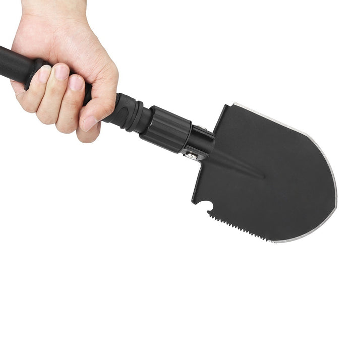 Multi-Functional Portable Spade Multi-Functional Folding Shovel with Rust Prevention Coating for Outdoor Camping Survival