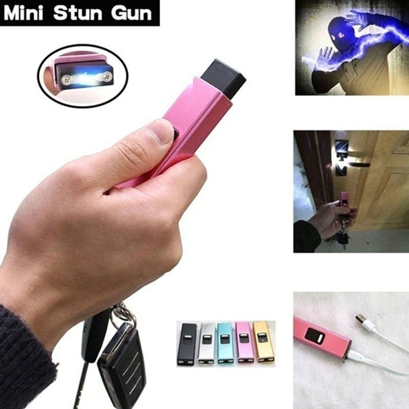 2025 Tactical Flashlight Stun Gun for sale Rechargeable Portable Gun Safe  Survival Camp | POPOTR™