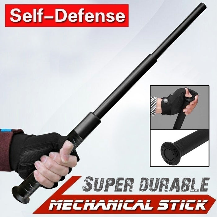 High-quality Mechanical Stick for Men and Women Self-defense Weapons Light and Heavy Machine Tactical Telescopic Three-section Stick for Men Gift