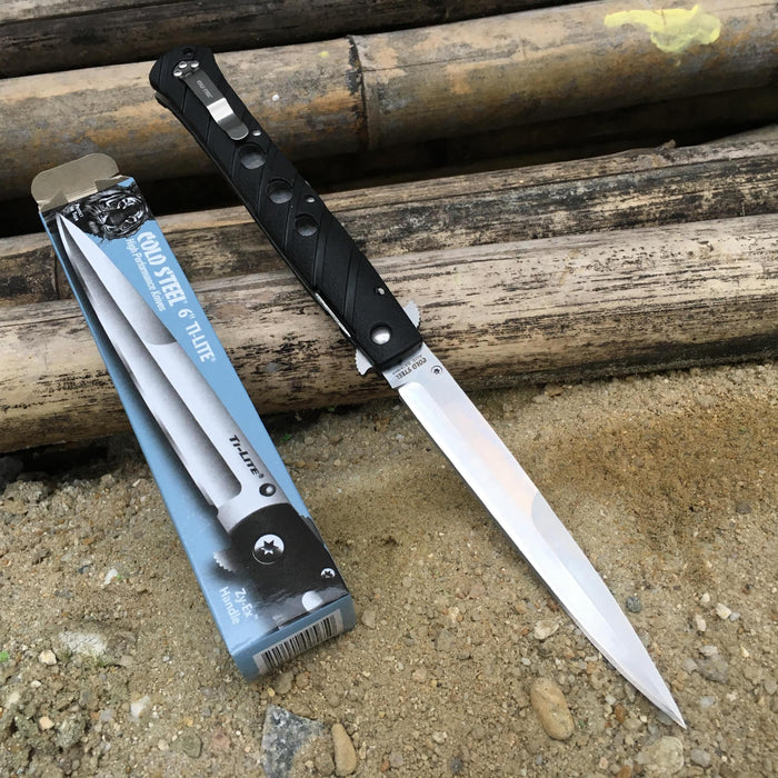 NEW Blade Tactical Stiletto Folding Survival Knife Folding Blade Knife