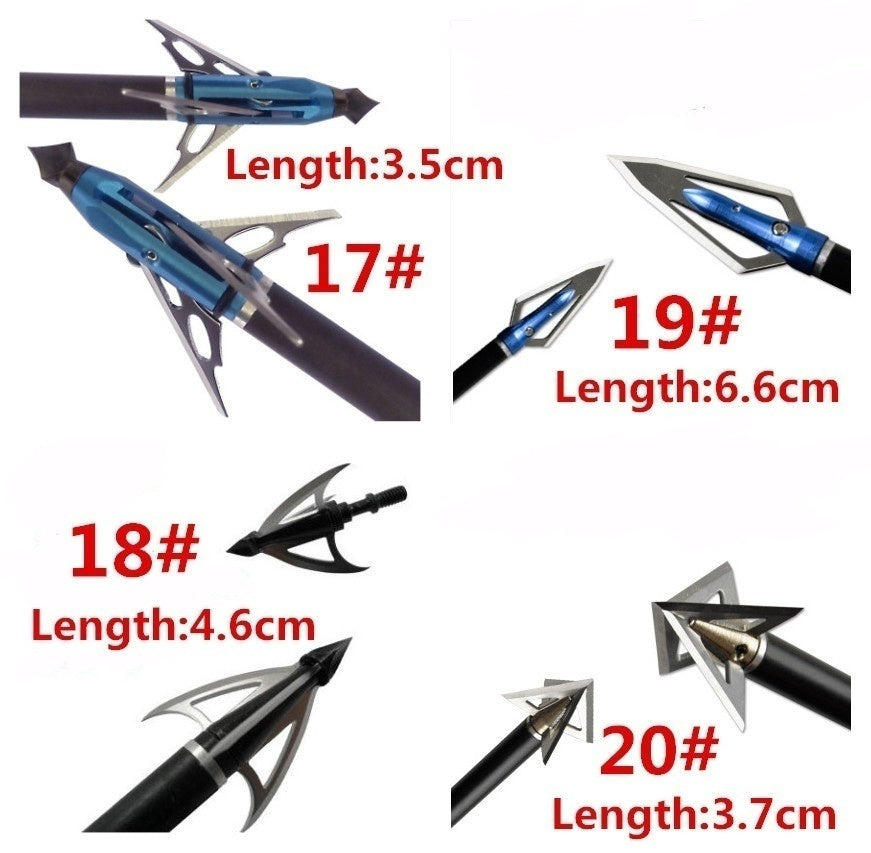 2025 6Pcs/Set Recurve crossbow Bear Compound Bow Best Crossbow Broadheads Archery Equipment| POPOTR™