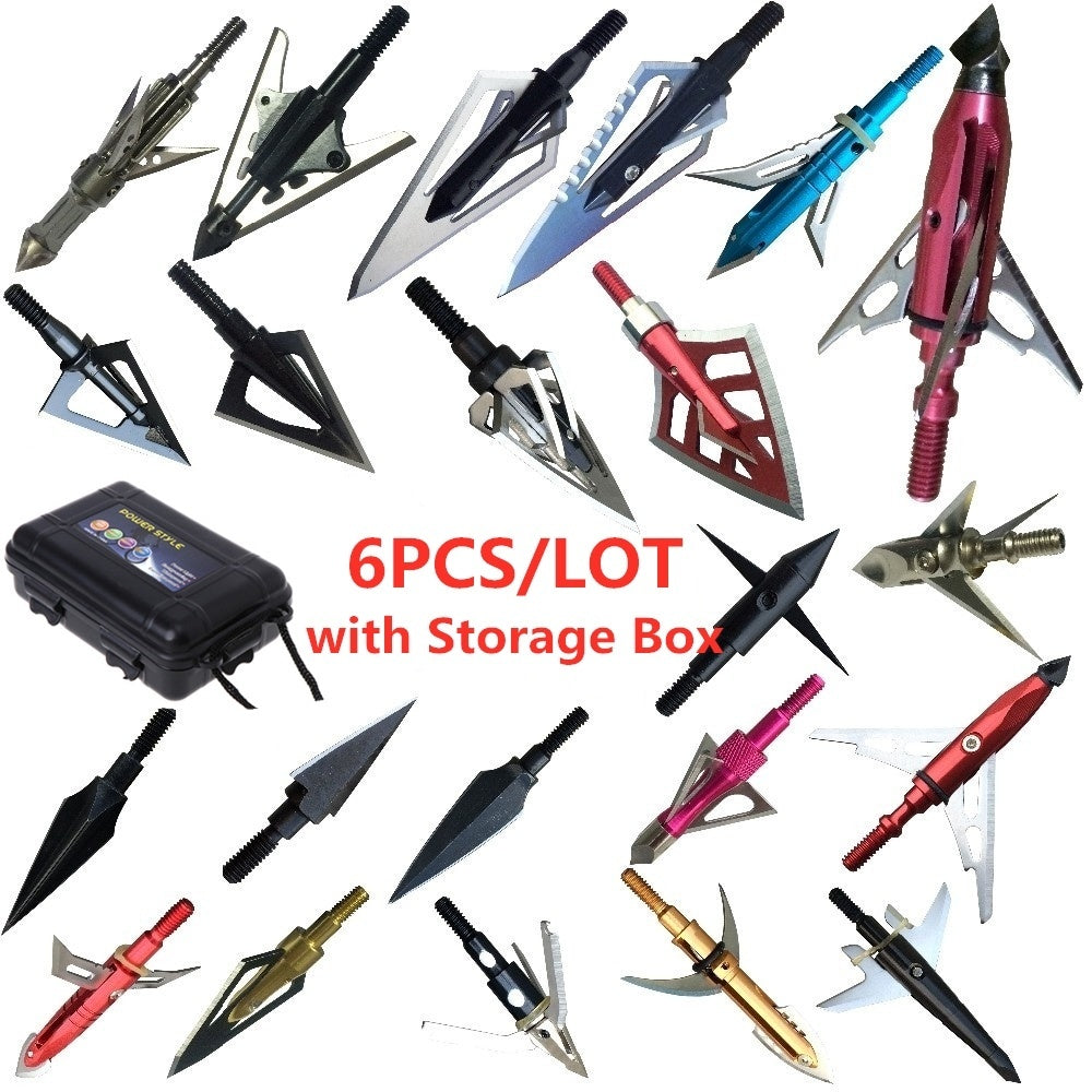 2025 6Pcs/Set Recurve crossbow Bear Compound Bow Best Crossbow Broadheads Archery Equipment| POPOTR™