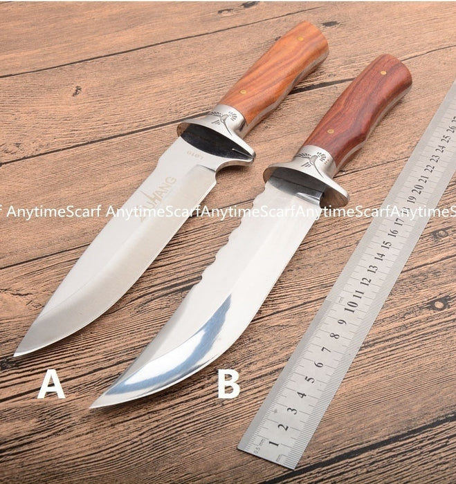 2022 Survival Knife Hunting Knife Blade Stainless Steel Knife | POPOTR™