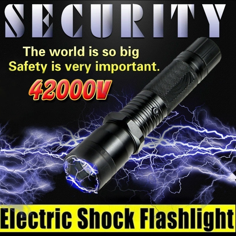 2025 Tactical Flashlight Stun Gun for sale Rechargeable Portable Gun Safe  Survival Camp | POPOTR™