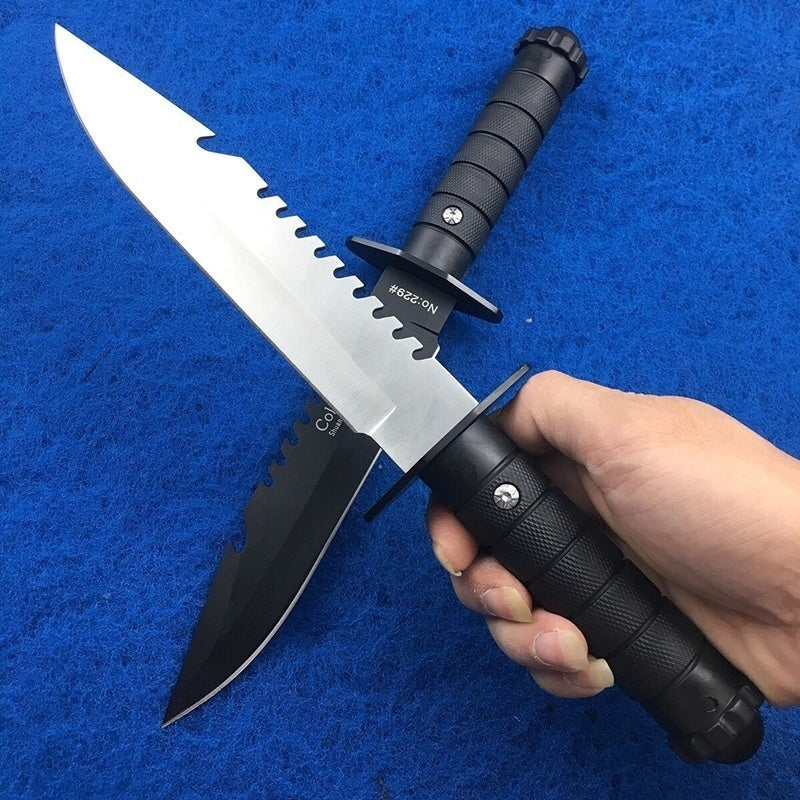 High Quality Army Tactical Gear Survival Knife Wilderness Knives Essential Self-defense Combat Dagger Knifes Camping EDC Fixed Blade Outdoor Hunting Tools