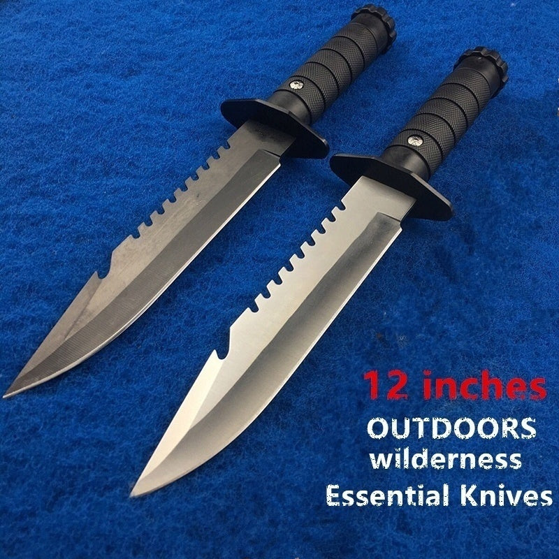 High Quality Army Tactical Gear Survival Knife Wilderness Knives Essential Self-defense Combat Dagger Knifes Camping EDC Fixed Blade Outdoor Hunting Tools