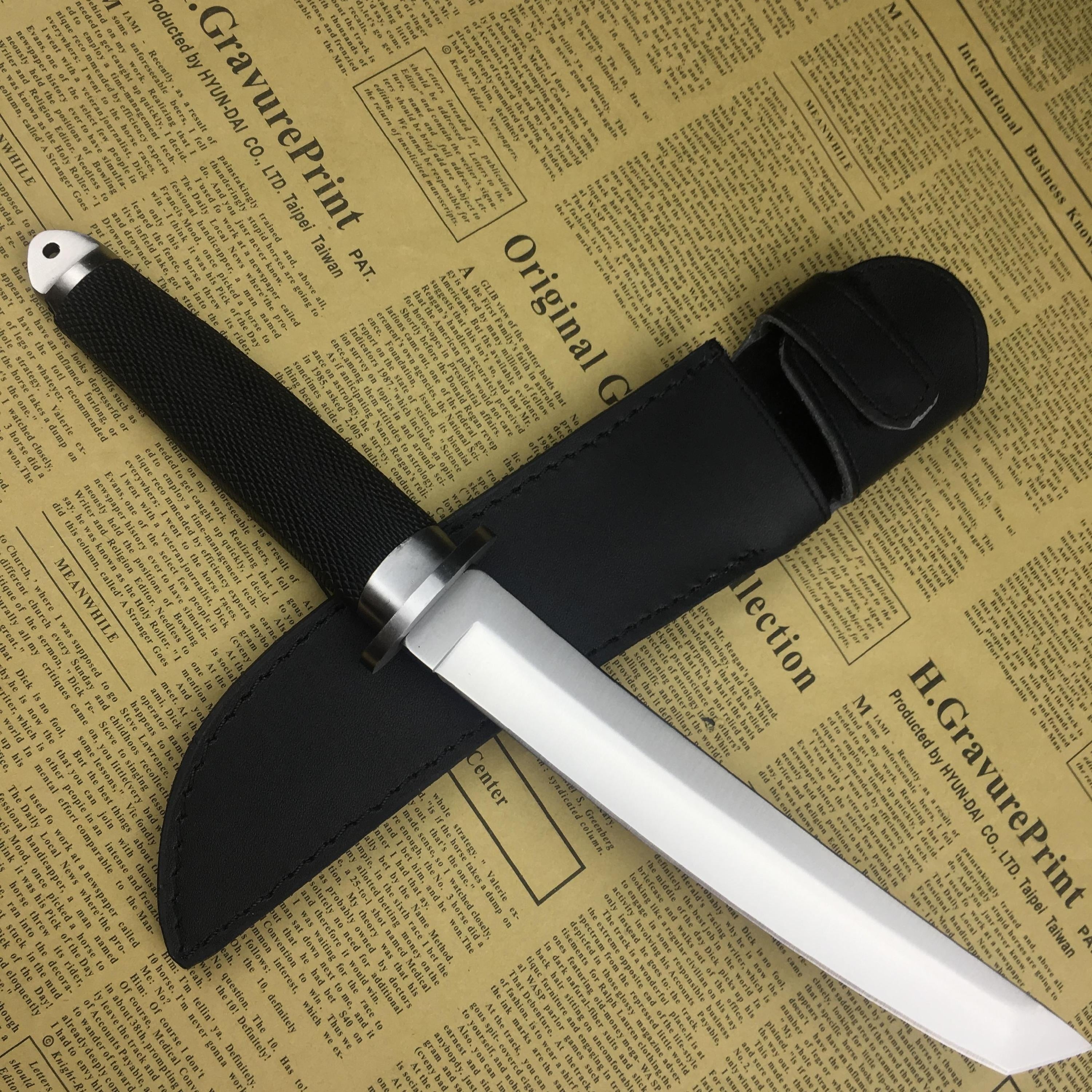 "13"" Tactical Hunting Knives Military Fixed Blade Survival Rescue Knife  Outdoor Dagger Self defense Knifes Fixed Blade Knife"