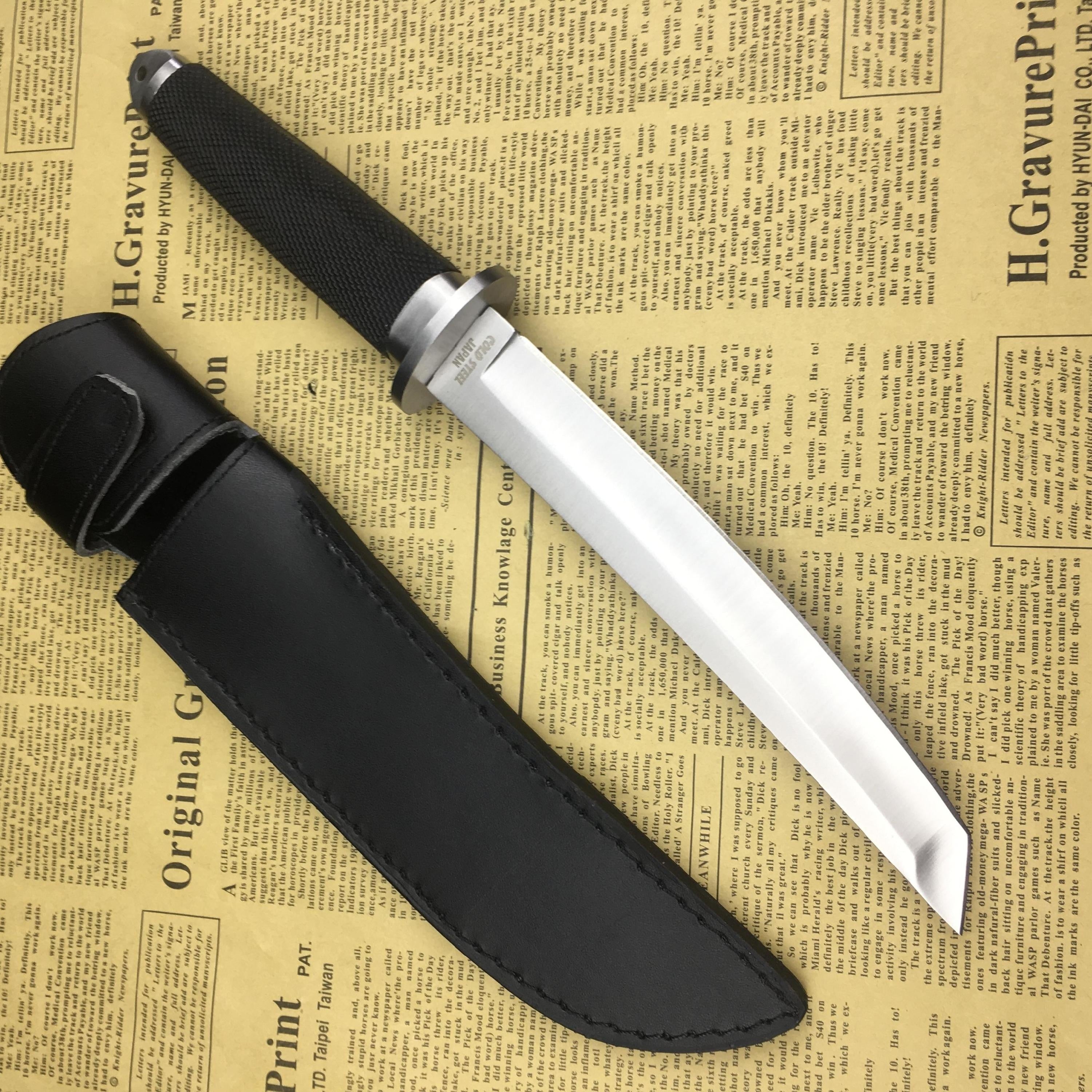 "13"" Tactical Hunting Knives Military Fixed Blade Survival Rescue Knife  Outdoor Dagger Self defense Knifes Fixed Blade Knife"