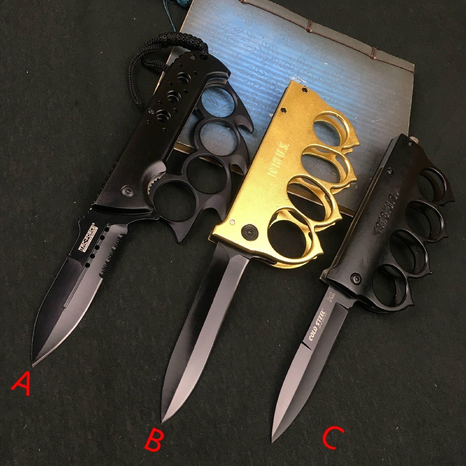 2025 Folding Knife Pocket Knife Hunting Knife Tactical Knife Knuckle Knife Assisted Knife | POPOTR™