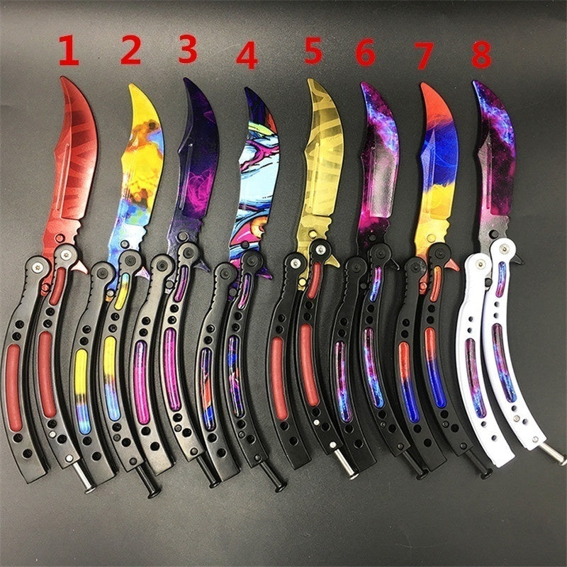 2025 Sword Umbrella Butterfly KnifeHunting Knife Training Knife Stainless Steel Knife Sword | POPOTR™