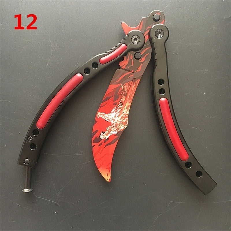 2025 Sword Umbrella Butterfly KnifeHunting Knife Training Knife Stainless Steel Knife Sword | POPOTR™