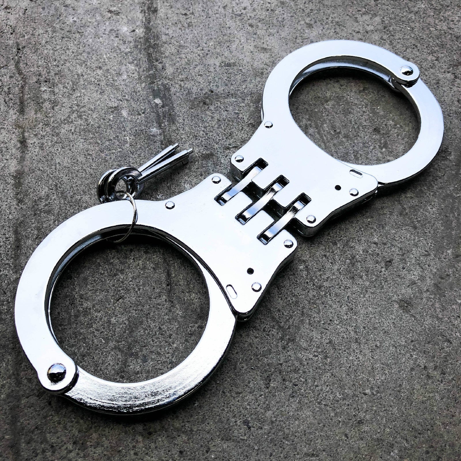 2025 Police Handcuffs For Sale Sex Handcuffs key Double Lock Handcuffs Hinged Handcuffs Metal | POPOTR™