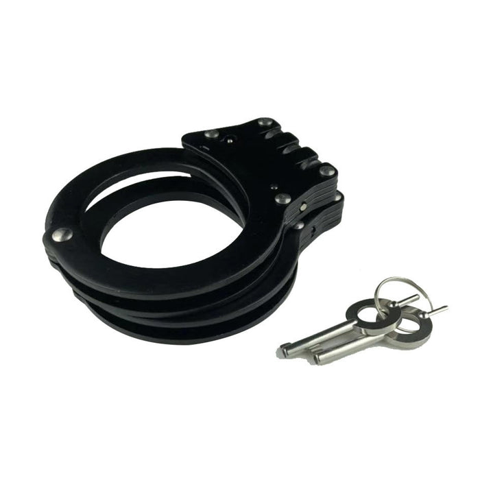 2022 Police Handcuffs For Sale Sex Handcuffs key Double Lock Handcuffs Hinged Handcuffs Metal | POPOTR™