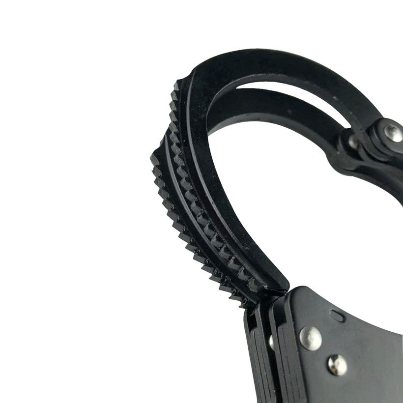 2025 Police Handcuffs For Sale Sex Handcuffs key Double Lock Handcuffs Hinged Handcuffs Metal | POPOTR™