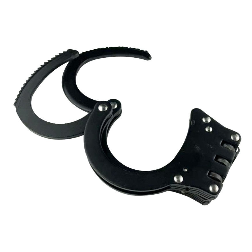 2025 Police Handcuffs For Sale Sex Handcuffs key Double Lock Handcuffs Hinged Handcuffs Metal | POPOTR™