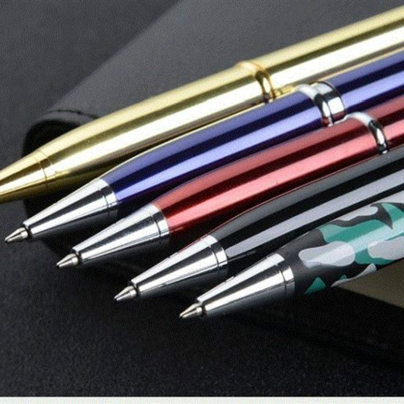 12 Colors Ballpoint Pen Multi-function Letter Opener Metal Pen Self-defense Metal Knife Pen Gift