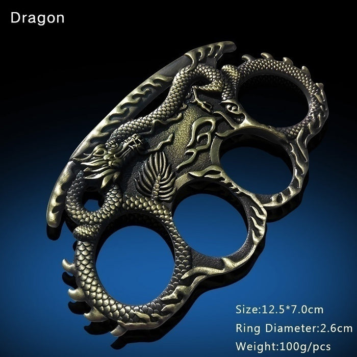 2022 Brass Knuckle Rings Dragon Ring Metal Rings For Sale | POPOTR™