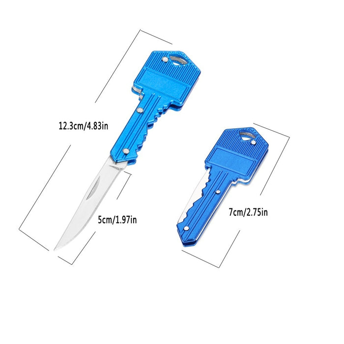 1Pcs Mini Pocket Knife Creative Design Key Knives Self-defense Tools