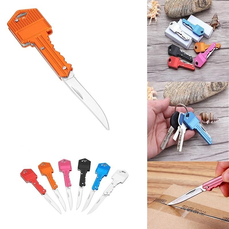 【Free gift】1Pcs Mini -  Pocket -  Knife Creative Design -  Key -  Knives Self-defense -  Tools