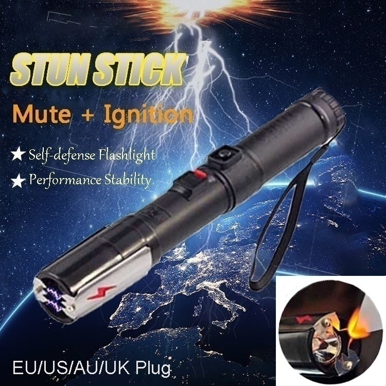 2025 Tactical Flashlight Stun Gun for sale Stun Baton Most Powerful Stun Gun  Survival Camp | POPOTR™