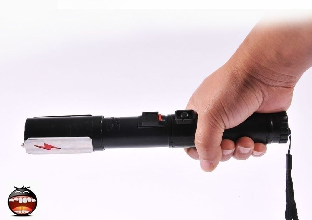 2025 Tactical Flashlight Stun Gun for sale Stun Baton Most Powerful Stun Gun  Survival Camp | POPOTR™