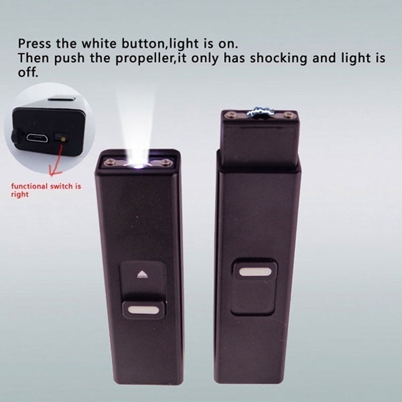 2025 Tactical Flashlight Stun Gun for sale Super Bright Flashlight Keychain Flashlight Self-defense Weapons Survival Camp | POPOTR™