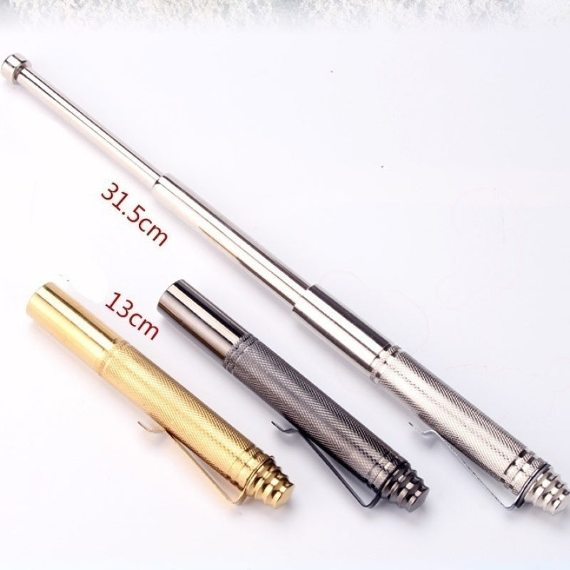 2025 Tactical Self-defense Pen Telescopic Stick Retractable Stick Survival Pen Titanium Pen | POPOTR™