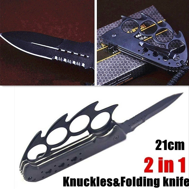 2025 Best Edc Knife Survival Knife Folding Knife Hunting Knife Tactical Knife Brass Knuckle Knife| POPOTR™